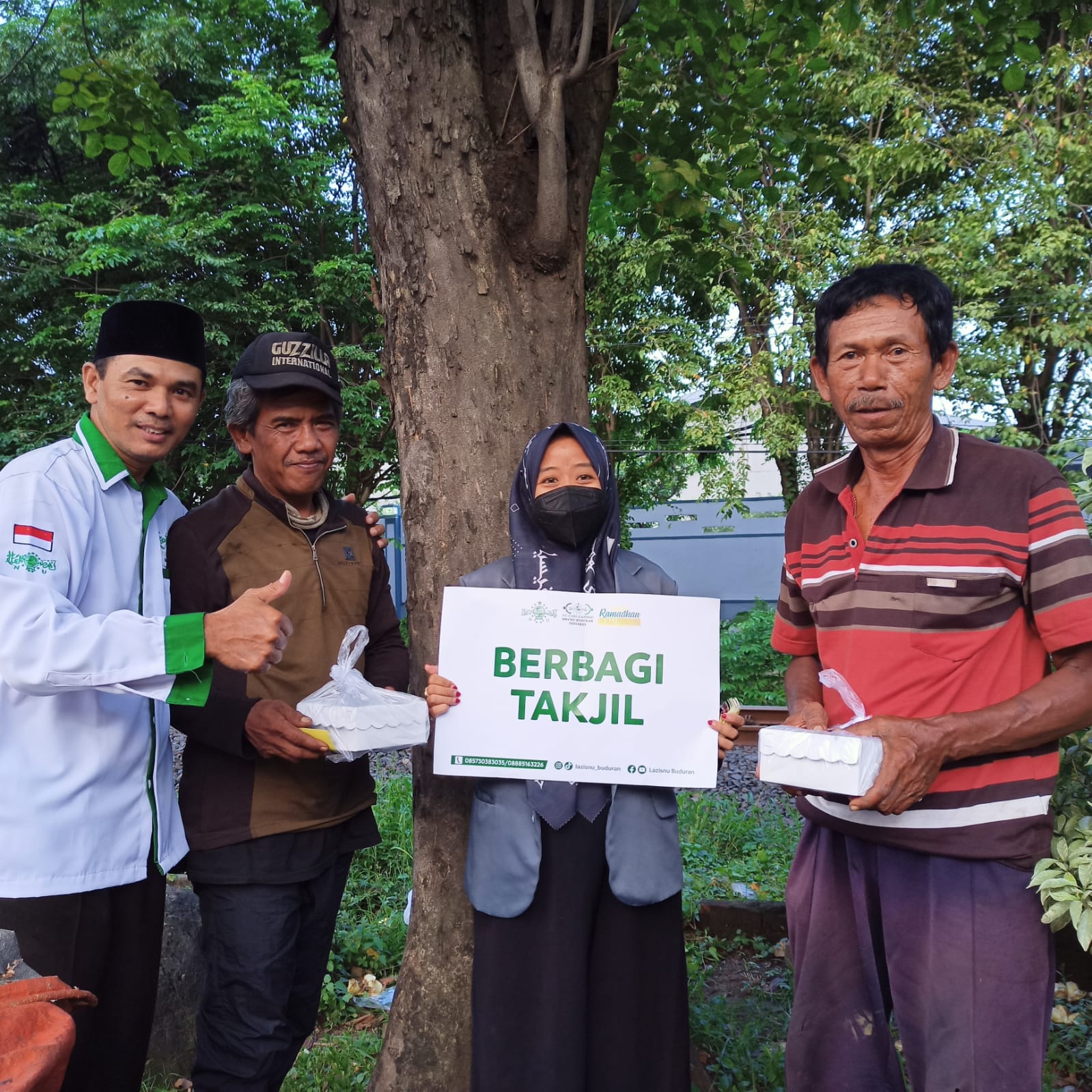 LAZISNU,IPPNU,Ketua PAC,Surana Tasya Nur Ilma,Buduran,Takjil,Ramadan,Puasa,Ketua PAC IPPNU,Tasya,Ketua PAC IPPNU Buduran