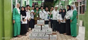 Tim Galang Dana LAZISNU Dukuhtengah di acara Ansor Dukuhtengah Bersholawat.